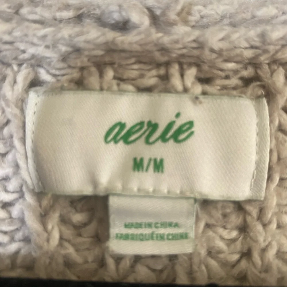 Aerie Space Dye Chunky Knit Crop Sweater M - Picture 7 of 8